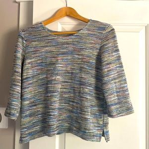 This colorful capri top is perfect for spring